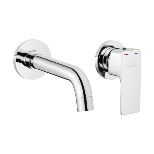 Invena Nyks bateria umywalkowa podtynkowa chrom