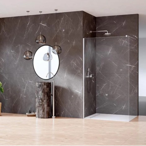 New Trendy Nesta ścianka prysznicowa walk-in chrom 110x200
