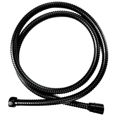 Invena Dark stalowy wąż natryskowy 150cm
