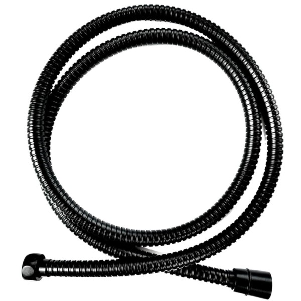 Invena Dark stalowy wąż natryskowy 150cm