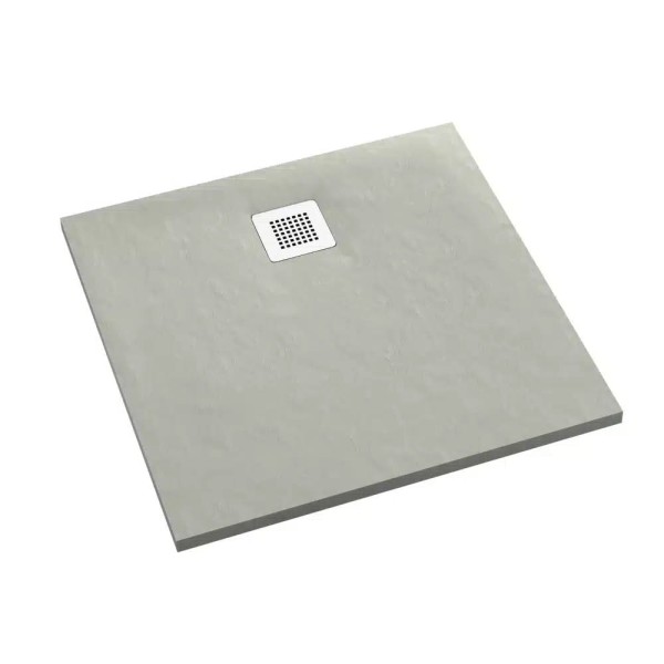Schedpol Kalait cement stone brodzik kwadratowy 80x80cm