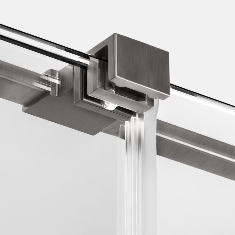 New Trendy Smart drzwi wnękowe U 1800x2000 mm gunmetal brushed