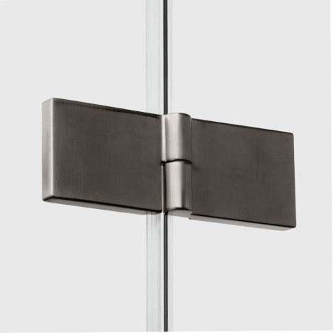 New Trendy Nesta kabina prostokątna 1000x800x2000 mm gunmetal brushed
