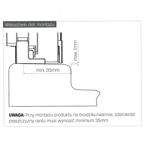 New Trendy Smart kabina prostokątna U 1200x900x2000 mm gunmetal brushed