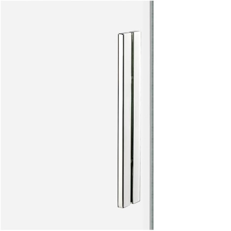 New Trendy Softi kabina prostokątna przyścienna 1000x800x2000 mm chrom