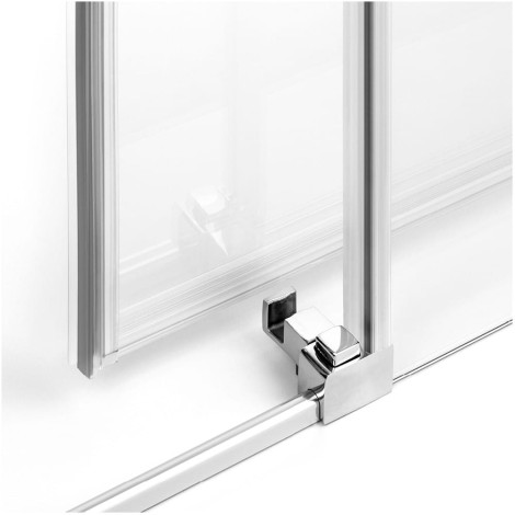 New Trendy Softi kabina prostokątna przyścienna 1200x900x2000 mm chrom