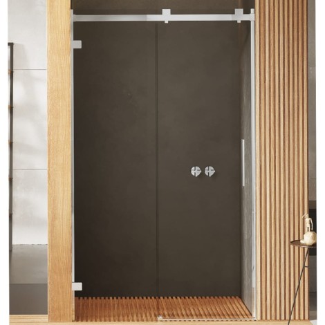 New Trendy Softi drzwi wnękowe 1600x2000 mm chrom