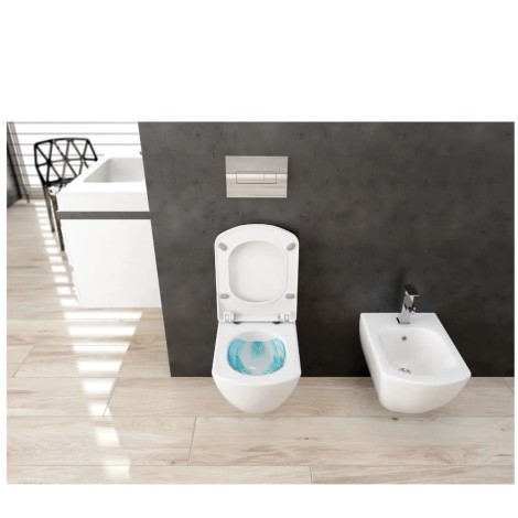 Deante Anemon bidet wiszący biały