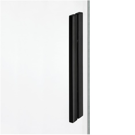 New Trendy Softi kabina prostokątna przyścienna U 1200x900x2000 mm black