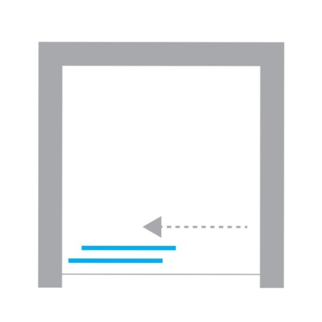 New Trendy Softi drzwi wnękowe 1000x2000 mm black