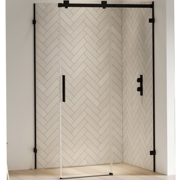 New Trendy Softi kabina kwadratowa 1200x1200x2000 mm black
