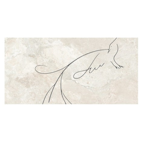 Tubądzin Teris soft line C dekor gresowy ścienny 119,8x59,8x0,8cm