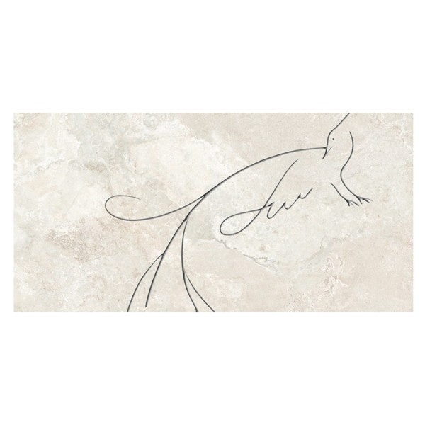 Tubądzin Teris soft line C dekor gresowy ścienny 119,8x59,8x0,8cm