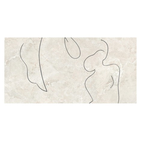 Tubądzin Teris soft line B dekor gresowy ścienny 119,8x59,8x0,8cm