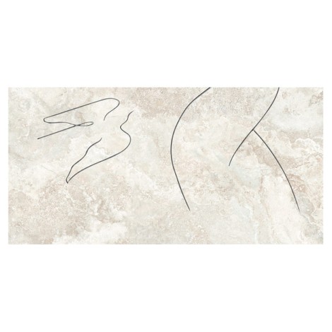 Tubądzin Teris soft line A dekor gresowy ścienny 119,8x59,8x0,8cm