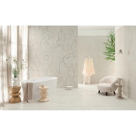 Tubądzin Teris soft line C dekor gresowy ścienny 119,8x59,8x0,8cm