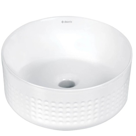 Deante umywalka Silia Hexa 36 cm asymetryczna okrągła