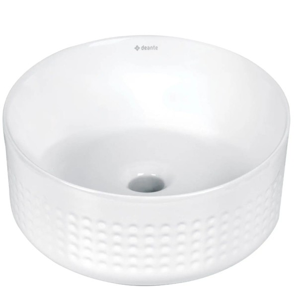 Deante umywalka Silia Hexa 36 cm asymetryczna okrągła