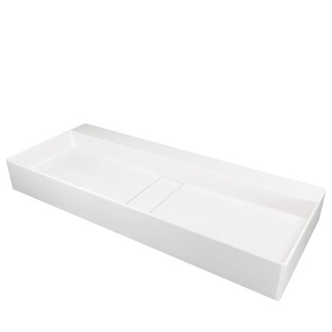 Deante umywalka Blur alabaster 80x40 z maskownicą