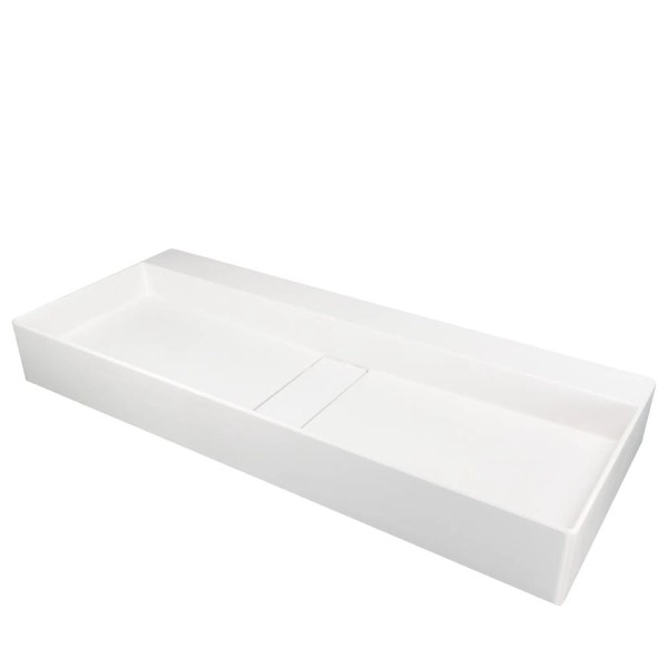 Deante umywalka Blur alabaster 80x40 z maskownicą