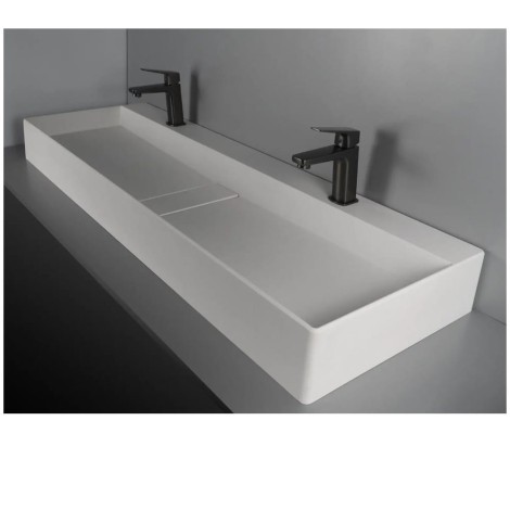 Deante umywalka Blur alabaster 80x40 z maskownicą