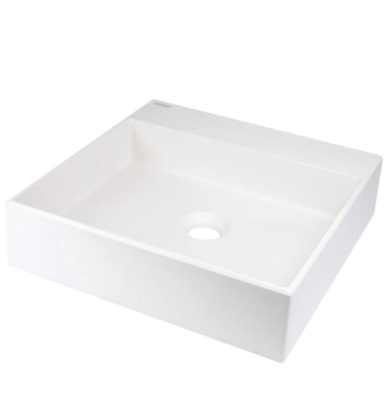 Deante umywalka Correo granitowa nablatowa 40x40