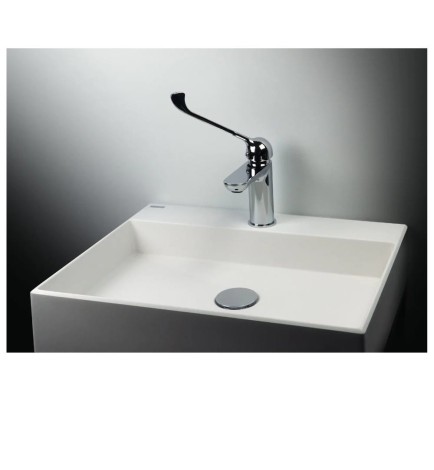 Deante umywalka Correo granitowa nablatowa 40x40