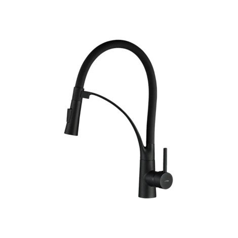 Kuchinox Olor bateria zlewozmywakowa stojąca z wylewką U czarna