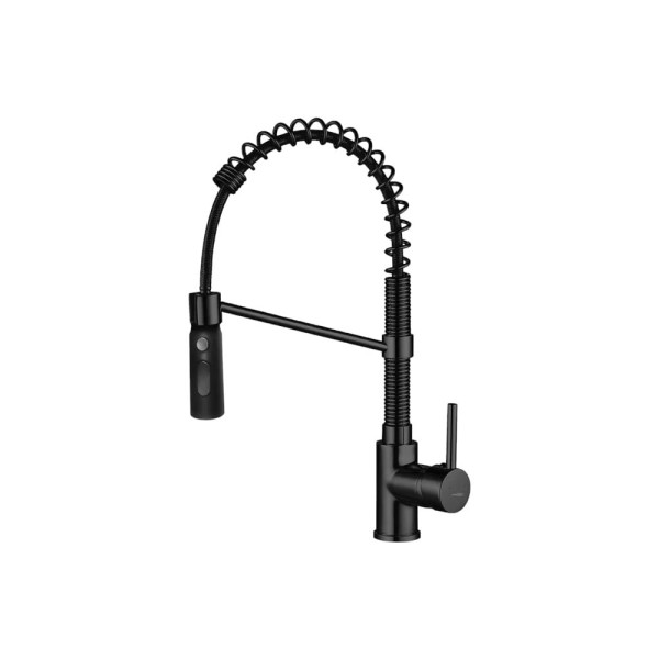 Kuchinox Serpen bateria zlewozmywakowa stojąca, sprężyna czarny