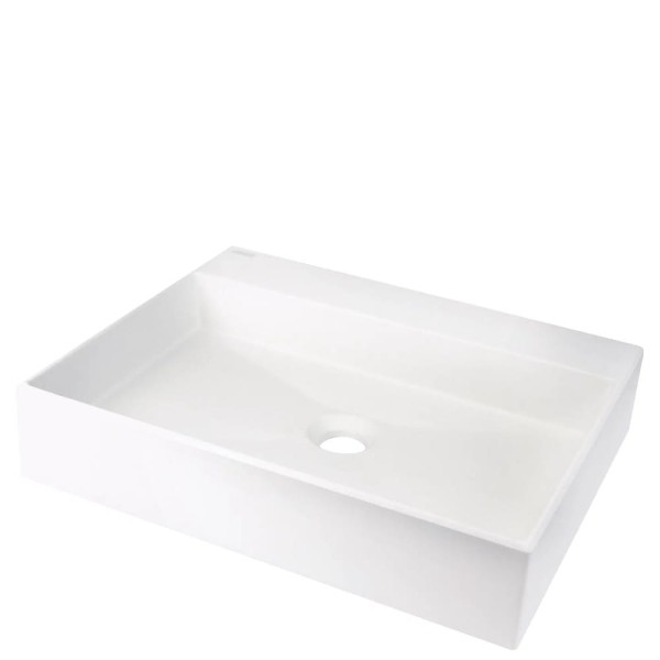 Deante umywalka Correo granit alabaster nablatowa 50x40 cm