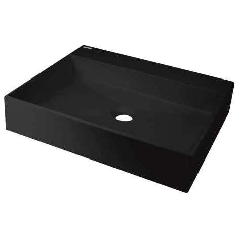 Deante umywalka Correo granit nero nablatowa 50x40 cm