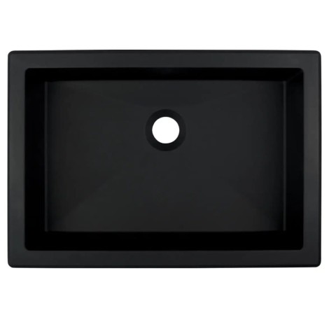 Deante umywalka Correo granit nero podwieszana 50x40 cm
