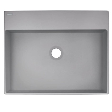 Deante umywalka Correo granit szary metalik nablatowa 50x40 cm