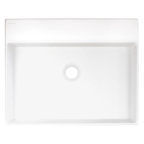 Deante umywalka Correo granit alabaster nablatowa 50x40 cm