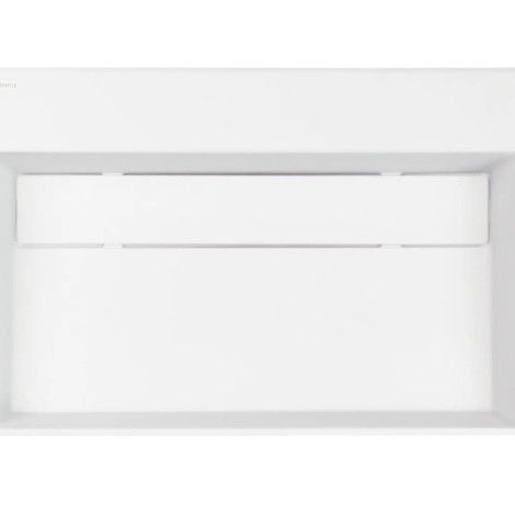 Deante umywalka Correo granit alabaster z maskownicą 60x40 cm