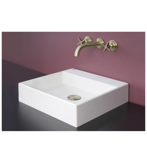 Deante umywalka Correo granit alabaster nablatowa 50x40 cm