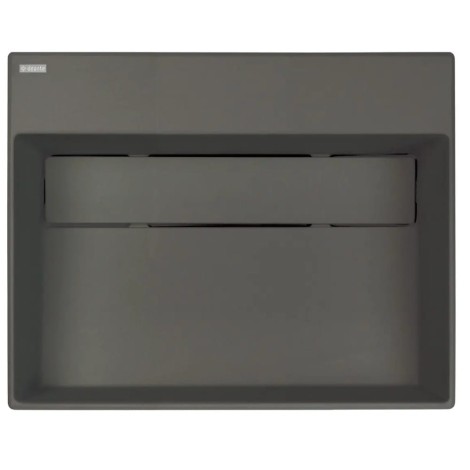 Deante umywalka Correo granit antracyt/metalik z maskownicą 50x40 cm