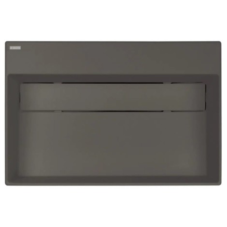 Deante umywalka Correo granit antracyt/metalik z maskownicą 60x40 cm