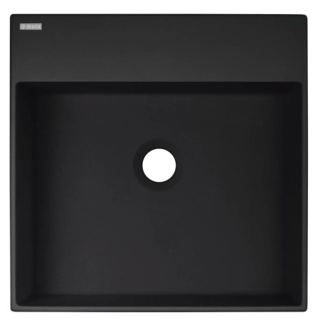 Deante umywalka Correo nero nablatowa 40x40 cm