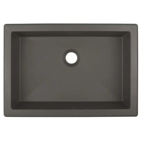 Deante umywalka Correo granit antracyt/metalik podblatowa 50x35 cm