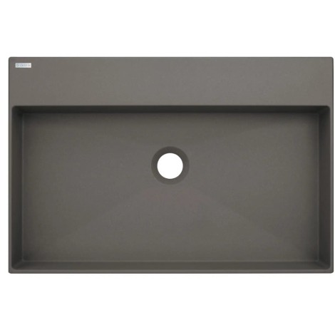 Deante umywalka Correo granit antracyt/metalik nablatowa 60x40 cm
