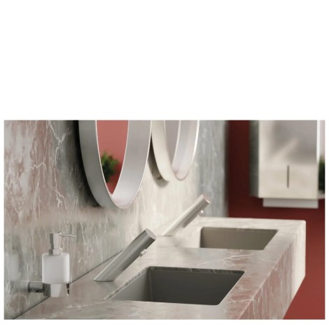 Deante umywalka Correo granit antracyt/metalik podblatowa 50x35 cm