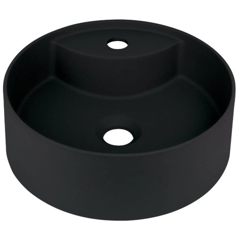 Deante umywalka Silia Nero O36cm z wyspą na baterię