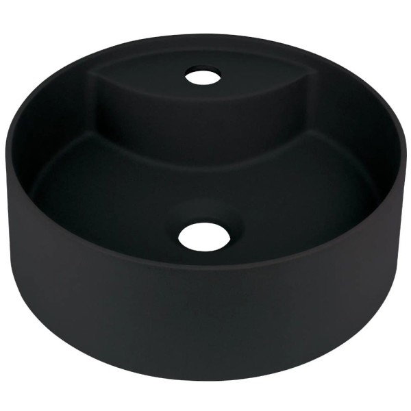 Deante umywalka Silia Nero O36cm z wyspą na baterię