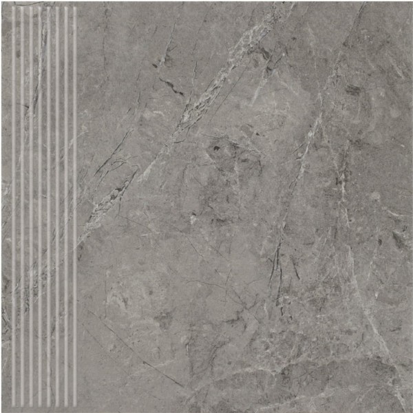 Paradyż Track grafit stopnica płytka gresowa 30 x 30 cm.