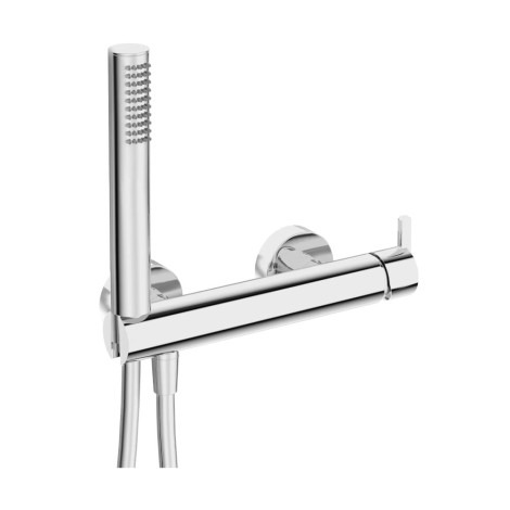 Deante Silia bateria prysznicowa z zestawem prysznicowym chrom.