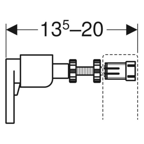 Geberit Duofix Sigma stelaż podtynkowy do miski WC głębokość 12cm ze wspornikiem