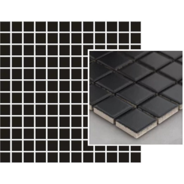Paradyż Albir Nero mozaika k. 2,3x2,3 29,8x29,8