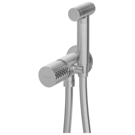 Deante Silia bateria bidetowa podtynkowa ze słuchawką stal szczotkowana