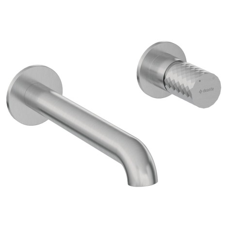 Deante  Silia Hexa bateria umywalkowa podtynkowa stal szczotkowana